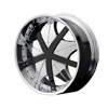 Phantom-Chrome with Black Inserts Rims and Wheels