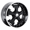Hipnotic Shock - Black Rims and Wheels