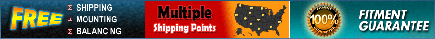 Free Shipping on All Wheel Packages