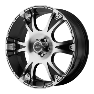 American Racing  AR889 Dagger 17X8 Gloss Black With Machined Face