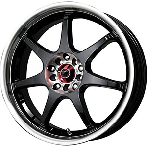 Drag DR 51 Gloss Black Machined Face 17 X 7 Inch Wheels