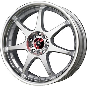 Drag DR 51 Silver Machined Face 17 X 7 Inch Wheels