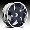 Hipnotic C-Note-Chrome with Big Blue Cap: 24"
