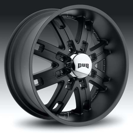  Rims on Dub Wheels Hustla 8 Black S161 Jpg