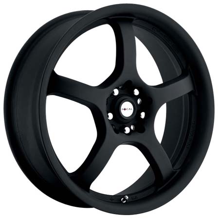 Wheels on Focal F05 166 Matte Black 17 Inch Wheel