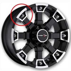 Vision 392 Brutal Chrome Trim Set