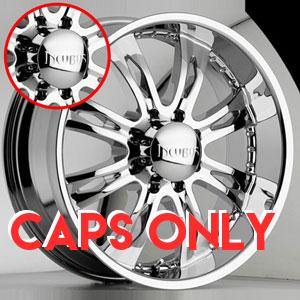 Incubus 775 Nemesis Chrome Caps (8 Lug) (e68)