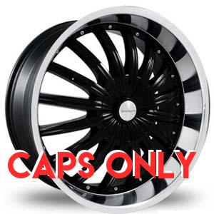 Divinity D18 Black Center Cap