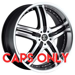 Crave Number 10 Black Machined Center Cap