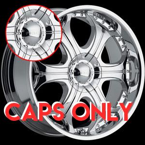 Akuza 504 Spur Chrome Caps (e83)