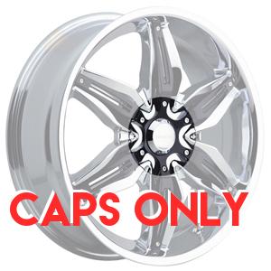 Akuza 824 Rissa Chrome Caps