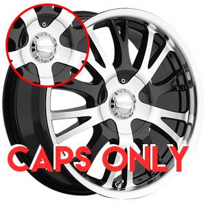 Akuza 455 Drift Gloss Black Caps (FWD)