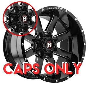 Ballistic 959 Rage Gloss Black Milled Cap