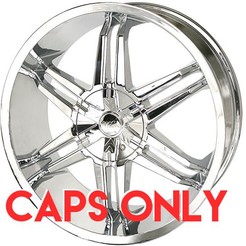 Milanni 357 Magnum Chrome Center Caps