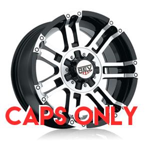 Rev 909 Crusher Matte Black Machined Center Cap