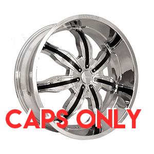 Rockstarr 615 Chrome Center Caps