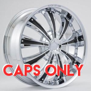 Rockstarr 411 Genisis Chrome Caps