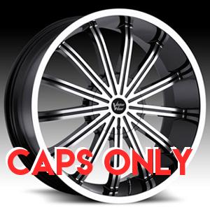 Vision Gloss Black Machined Center Cap