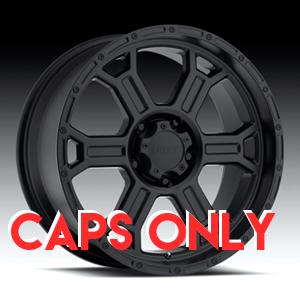 Akuza Aka 372 Black w Machined Lip Caps