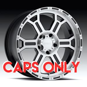 Vtec 372 Raptor Gloss Black Machined Center Cap