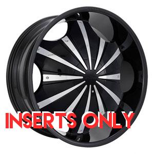 Starr 619 Slash Short Chrome Inserts