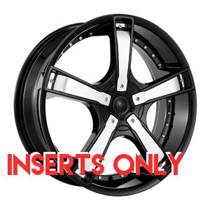 Starr 663 Bones Chrome Inserts Set