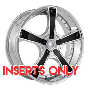 Starr Wheels 663 Bones Black Inserts