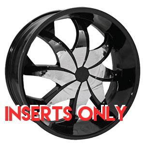 Rockstar 608 Firehouse Chrome Inserts