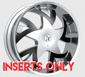 Rockstarr 962 Stones Chrome Inserts