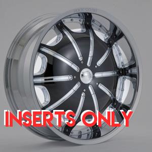 Rockstarr 557 Chrome Inserts 