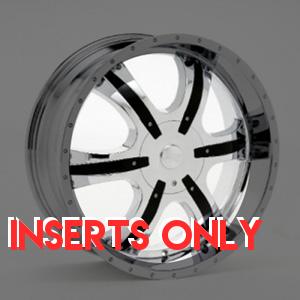 Starr 288 Spyder Chrome Inserts Set