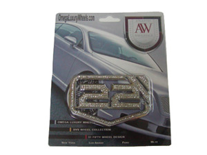 22 Inch Superman Diamond Emblems (2 Pieces)