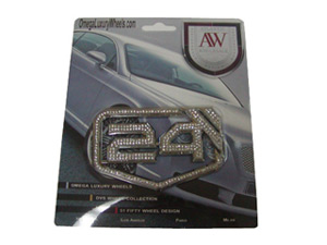 24 Inch Superman Diamond Emblems (2 Pieces)