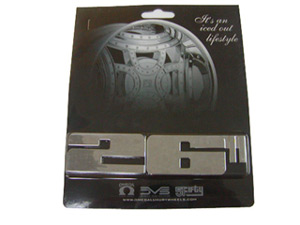 26 Inch Chrome Emblems (2 Pieces)