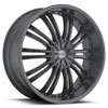 Crave Number 1 Satin Black 15 X 7 Inch Wheels