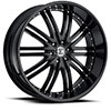 Crave Number 11 Satin Black 22 X 9.5 Inch Wheels