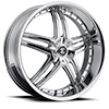 Crave Number 17 Chrome 17 X 7 Inch Wheels