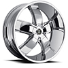 Crave Number 18 Chrome 24 X 10 Inch Wheels