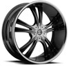 Crave Number 2 Black Chrome 20 X 7.5 Inch Wheels