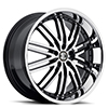 Crave Number 22 Black Machined 20 X 8.5 Inch Wheels