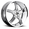 Crave Number 23 Chrome 18 X 7.5 Inch Wheels