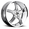 Crave Number 23 Chrome 20 X 7.5 Inch Wheels