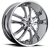 Crave Number 24 Chrome 24 X 8.5 Inch Wheels