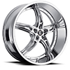 Crave Number 25 Chrome 24 X 9 Inch Wheels