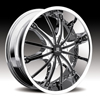 Hipnotic 360 - Chrome with Black Inserts Wheel Packages