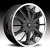 Hipnotic 360 - Black with Black Inserts Wheel Packages