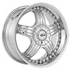 Effen Wheels 403 L Diablo Chrome Wheel Packages