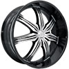 Effen Wheels 412 Hurricane Black Wheel Packages