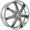 Effen Wheels 412 Hurricane Chrome Wheel Packages