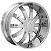 Effen Wheels 415 Warrior Chrome Wheel Packages